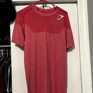 Gymshark Performance T-Shirt (Red) - Medium